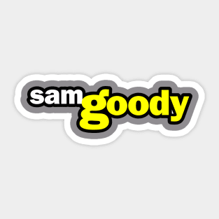 Defunct Sam Goody Store Sticker
